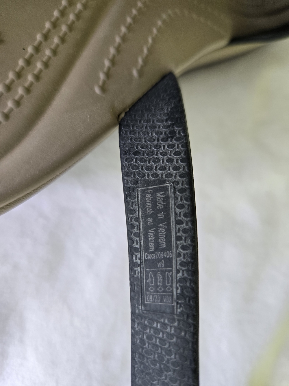 CROCS Brooklyn Ankle Strap Wedge, Black & Tan Wedge Sandals with Ankle Strap - Picture 11 of 16